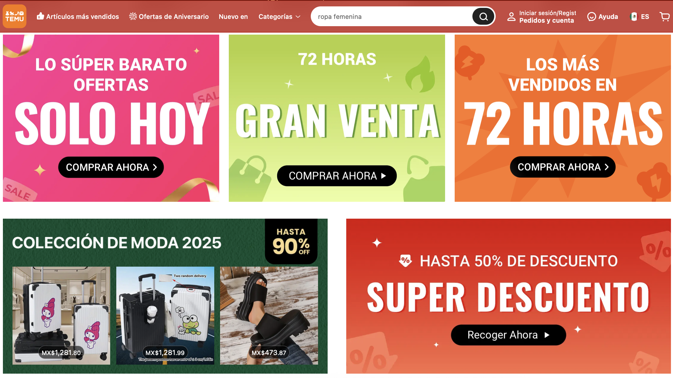Plataforma Temu